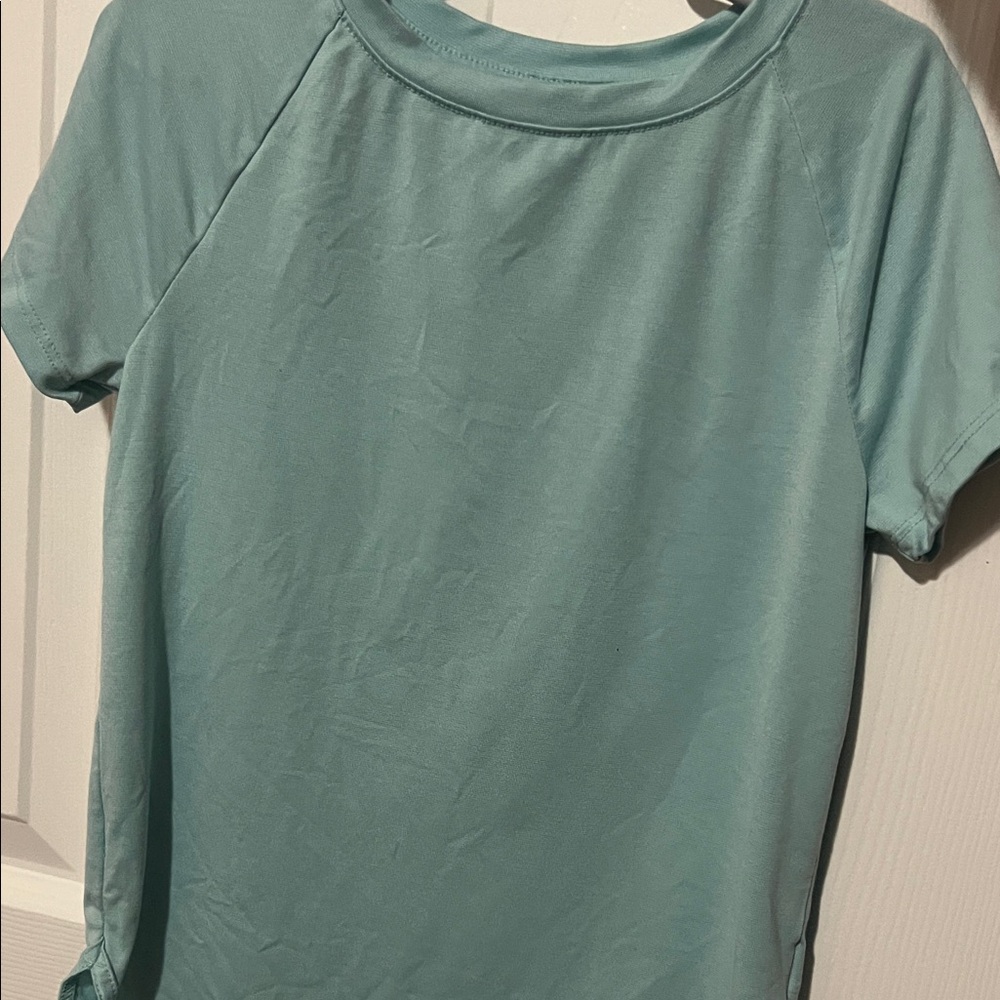 Athletic Works Kids Aqua Short Sleeve Tee